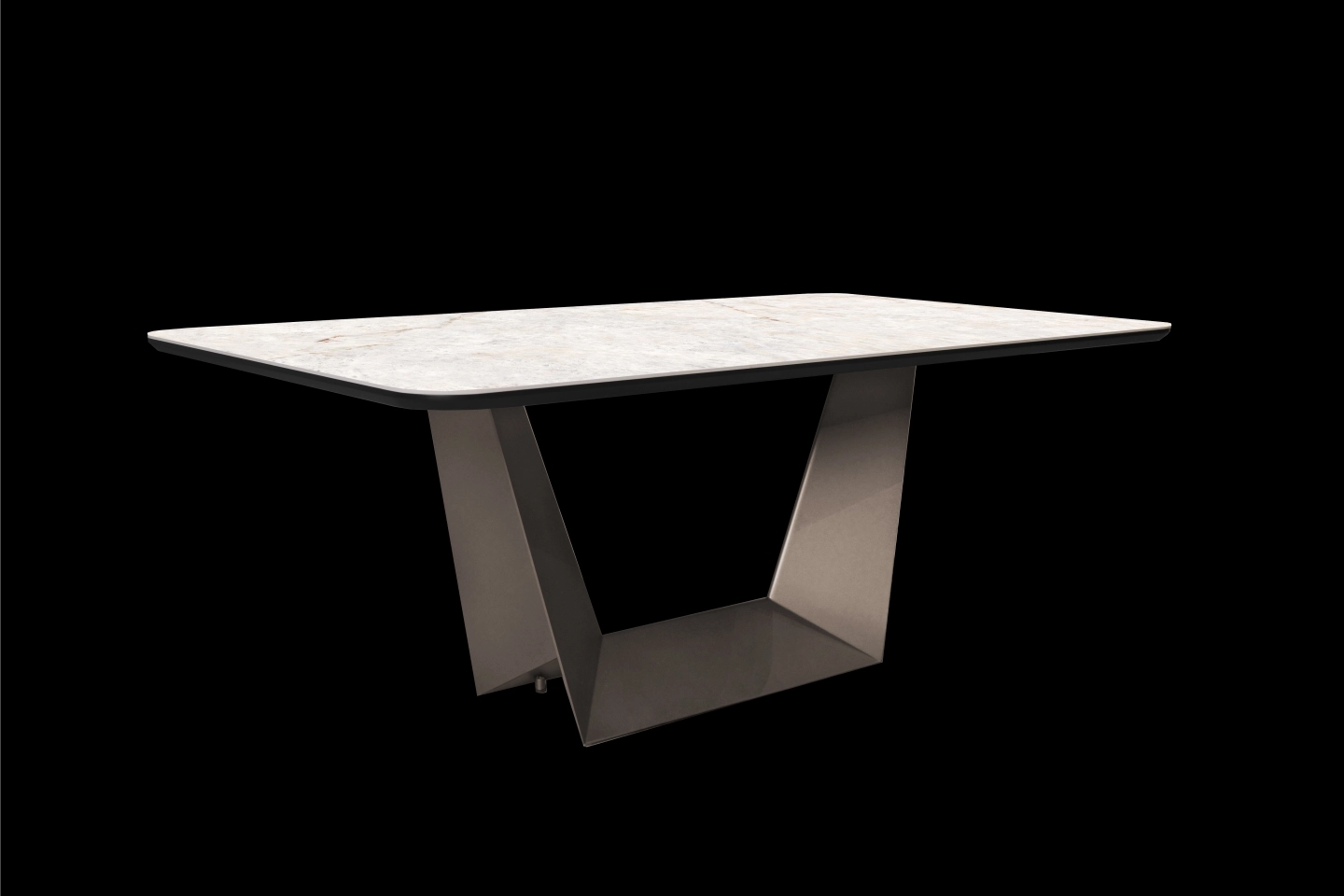 台灣訂製金屬腳座餐桌款式