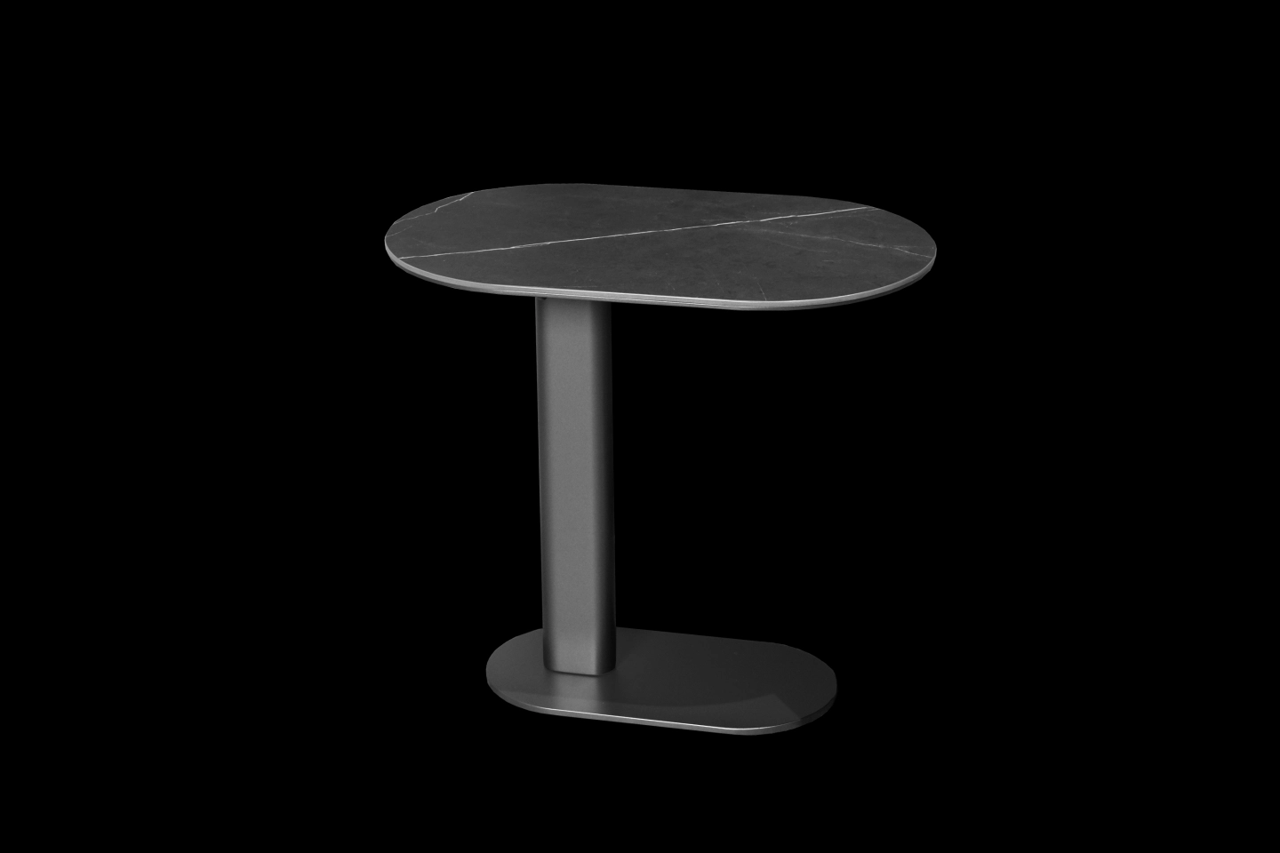 金屬小邊桌搭配西班牙製陶板桌面