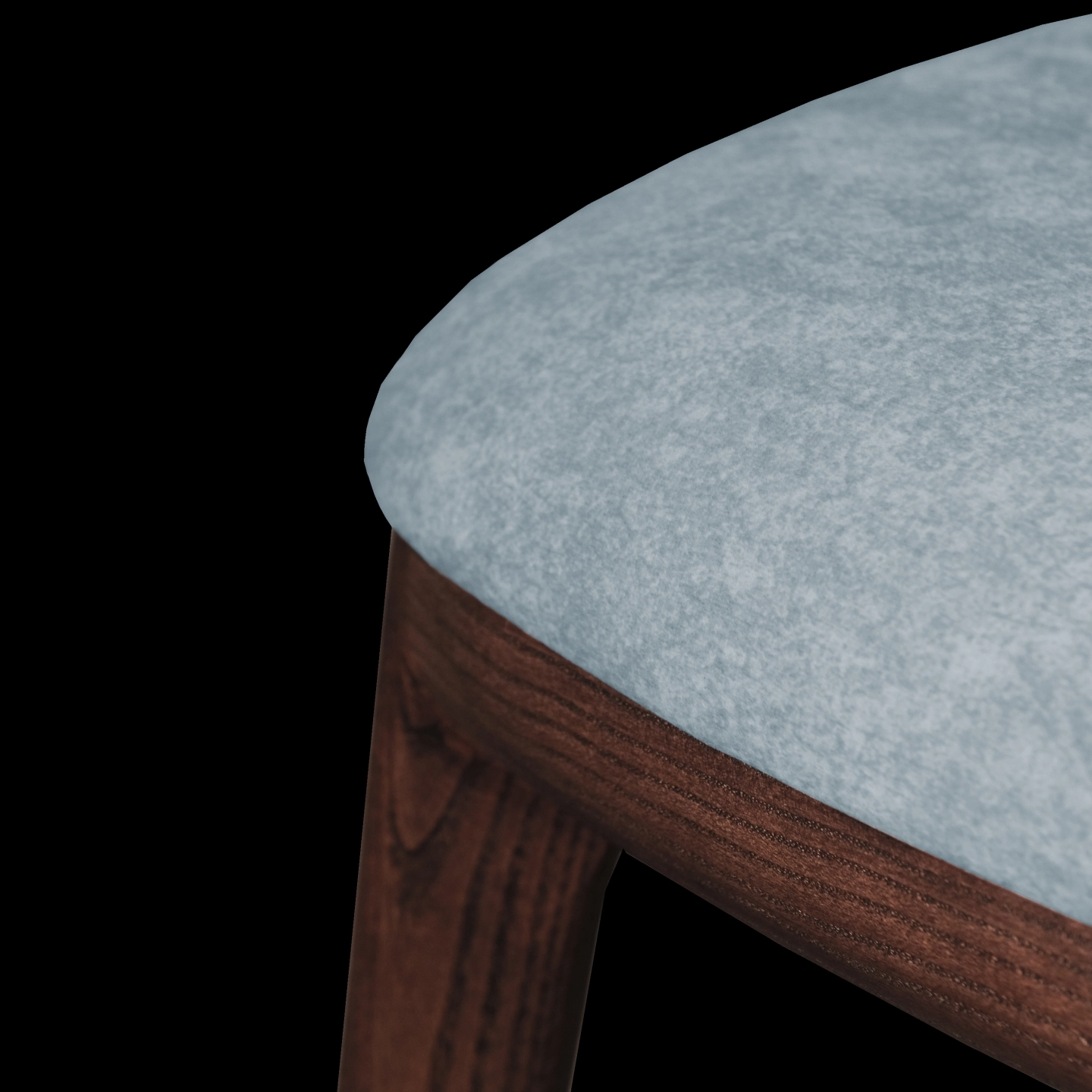 灰藍色貓抓梣木餐椅