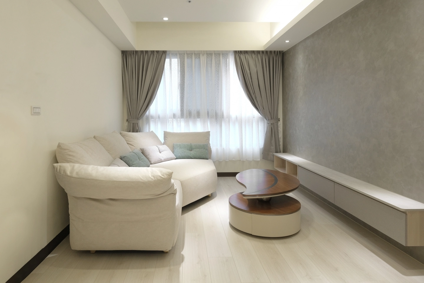 三人座貓抓布沙發款式