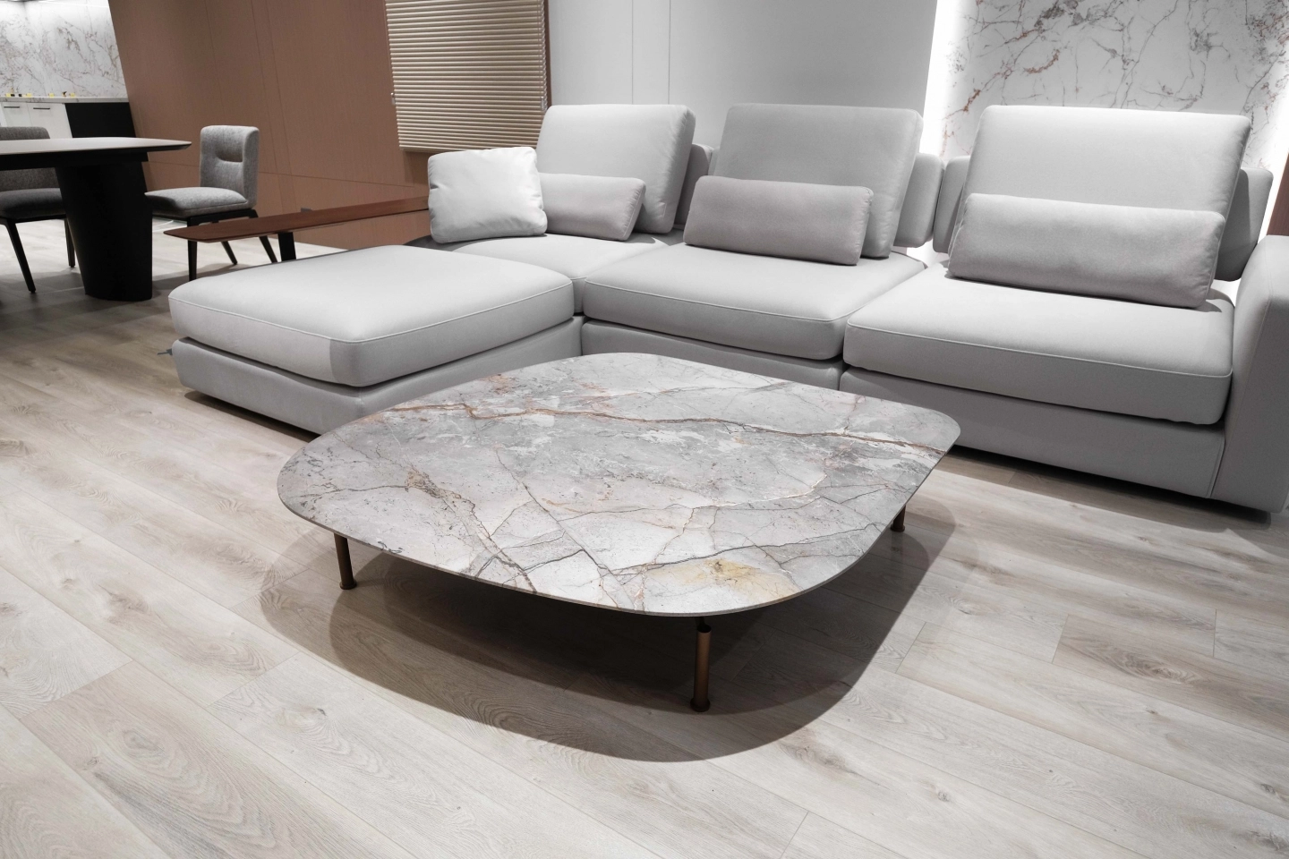 天然大理石茶几