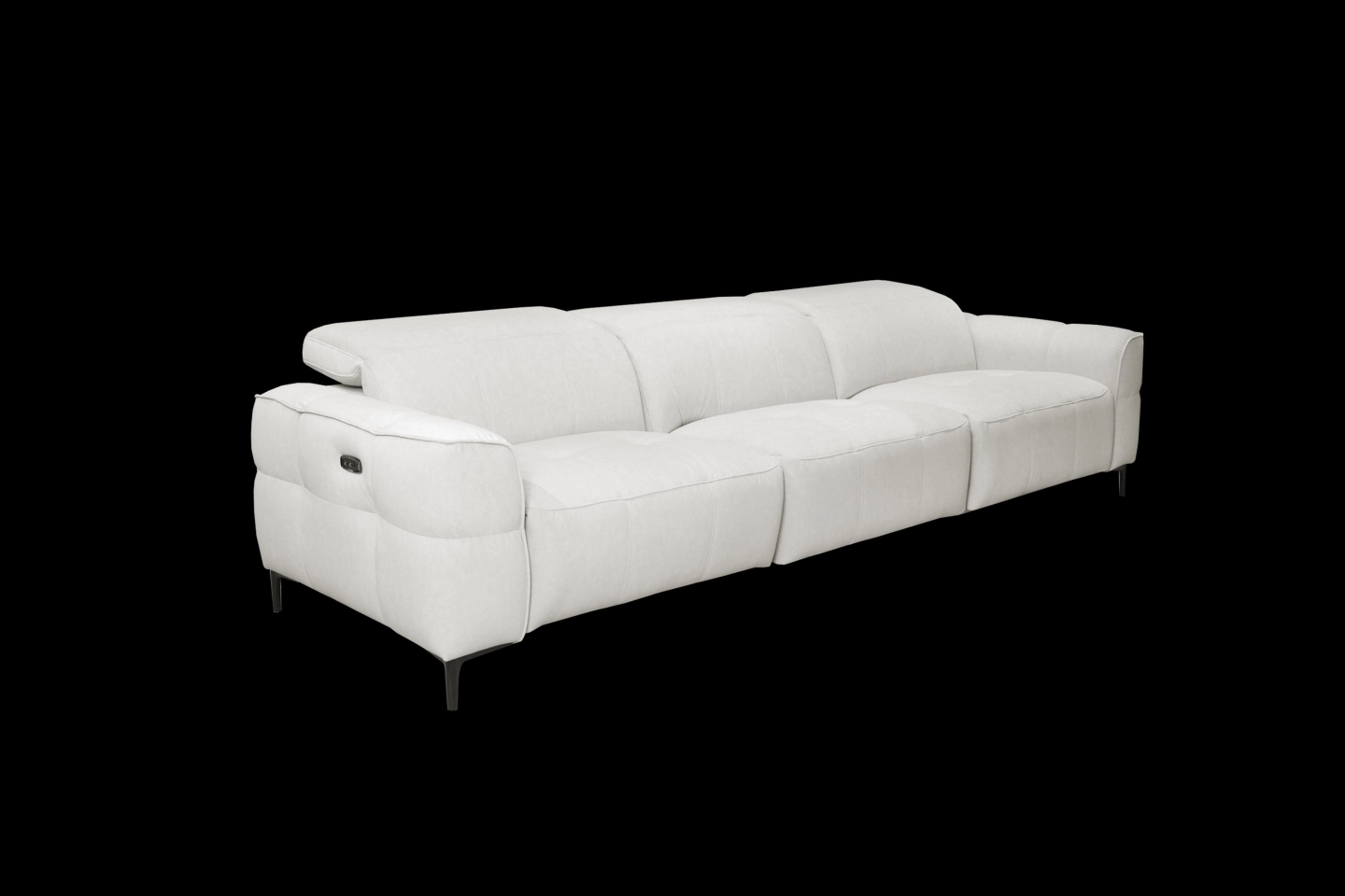 一字型三人座位電動沙發