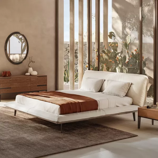 訂製復刻床台 Natuzzi_Piuma