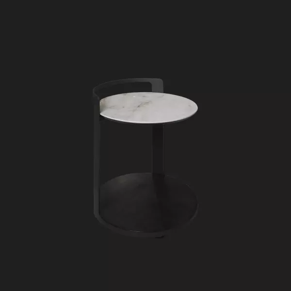 ST12西班牙陶板邊桌/實木邊桌