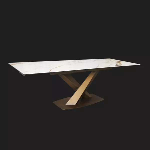 D30岩板伸縮餐桌