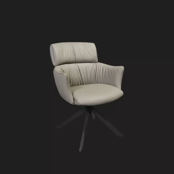 CS49旋轉皮餐椅/書房椅