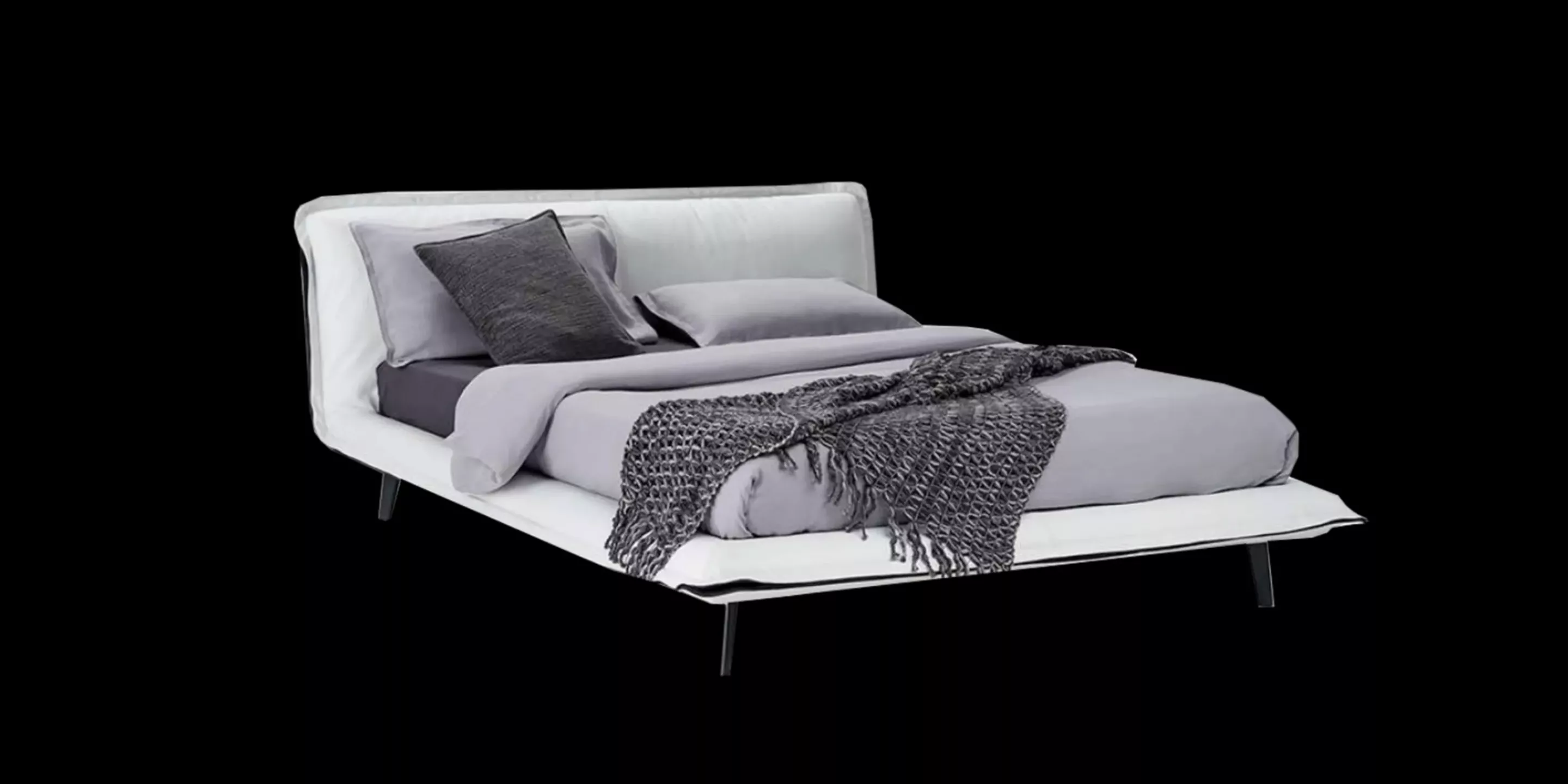 訂製復刻床台 Natuzzi_Piuma